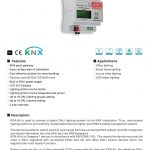 Mean Well KNX to DALI Gateway KDA-64