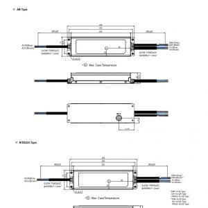 Mean Well Constant Current Mode LED Driver ELG-200-C series