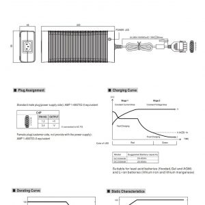 Mean Well 330W Single Output Battery Charger GC330 series