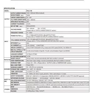 Mean Well Constant Power Mode LED Driver FDLC-100 series