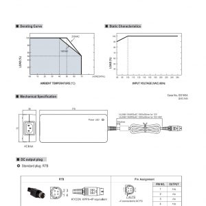 Mean Well AC-DC High Reliability Industrial Adaptor GST160A series