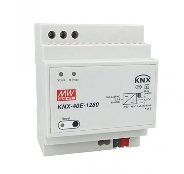 Mean Well 1280mA KNX Power Supply KNX-40E series