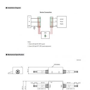 Mean Well High Performance Surge Protection Device SPD-20HP series