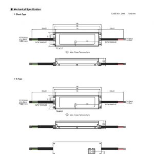 Mean Well Voltage Constant Current LED Driver ELG-100U series