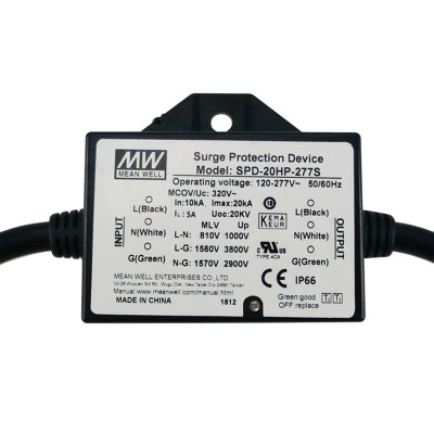 Mean Well High Performance Surge Protection Device SPD-20HP series