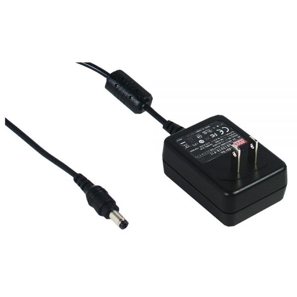 Mean Well 12W AC-DC Industrial Adaptor GS12U series
