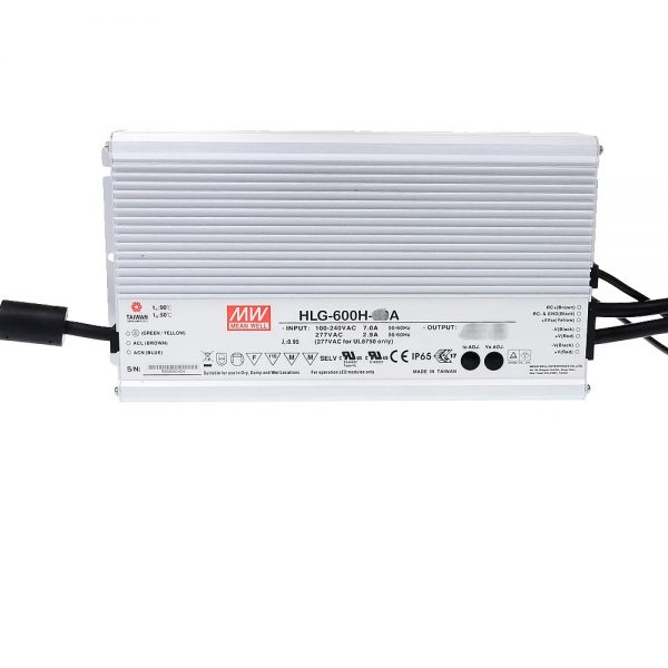 Mean Well Voltage Constant Current LED Driver HLG-600H series