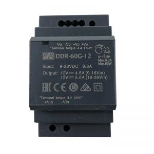 Mean Well 60W DIN Rail type DC-DC Converter DDR-60 series