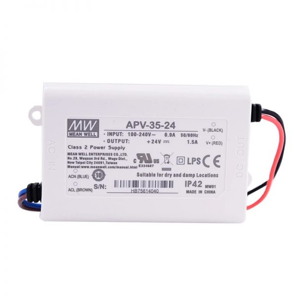 Mean Well Single Output Switching Power Supply APV-35 series