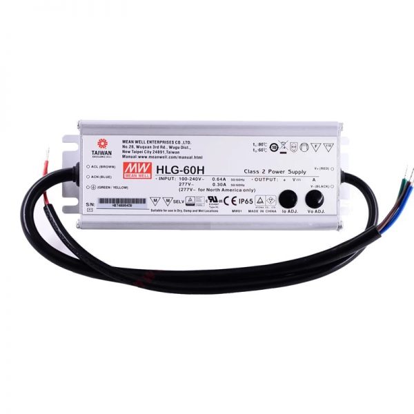 Mean Well Constant Voltage Constant Current LED Driver HLG-60H series
