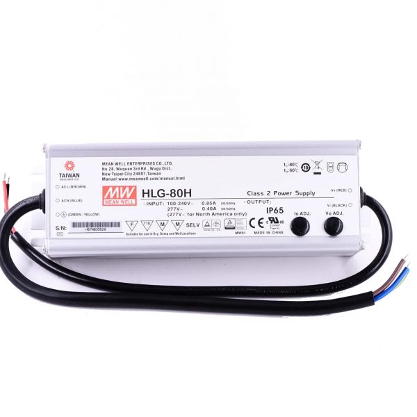 Mean Well Constant Voltage Constant Current LED Driver HLG-80H series