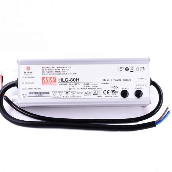 Mean Well Constant Voltage Constant Current LED Driver HLG-80H series