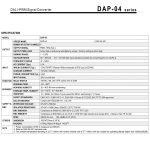 Mean Well DALI-PWM Signal Converter DAP-04 series