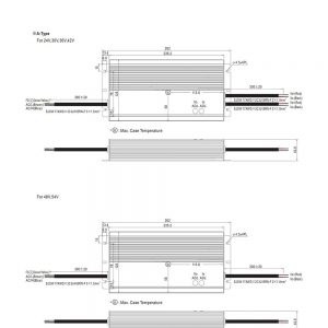 Mean Well Constant Current Mode LED Driver HLG-480H-C series