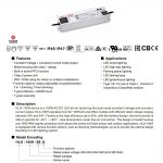 Mean Well Voltage Constant Current LED Driver HLG-100H series