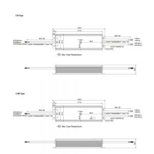 Mean Well Constant Current Mode LED Driver HLG-80H-C series