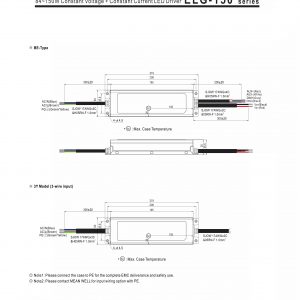 Mean Well Constant Voltage Constant Current LED Driver ELG-150 series