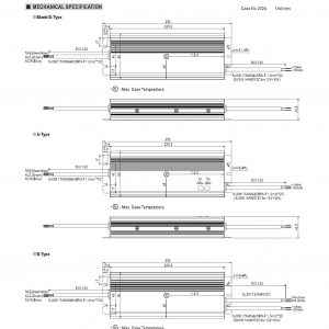 Mean Well Voltage Constant Current LED Driver HLG-480H series