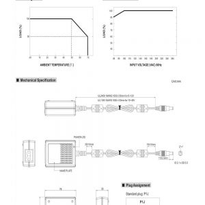 Mean Well 25W AC-DC High Reliability Industrial Adaptor GST25B series