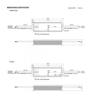 Mean Well Constant Current Mode LED Driver HLG-80H-C series