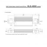 Mean Well Constant Current Mode LED Driver HLG-480H-C series