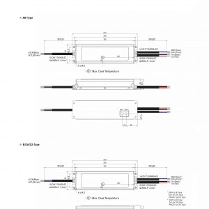 Mean Well Constant Voltage Constant Current LED Driver ELG-150 series