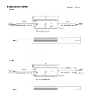 Mean Well Constant Current Mode LED Driver HLG-60H-C series