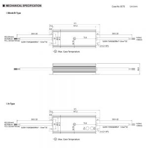 Mean Well Constant Voltage Constant Current LED Driver HLG-40H series