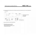 Mean Well Constant Current Mode LED Driver HBG-100 series