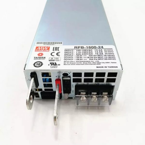 Mean Well 1600W Rack Mountable Front End Battery Charger RCB-1600