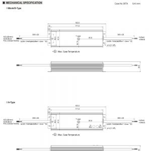 Mean Well Constant Voltage Constant Current LED Driver HLG-80H series