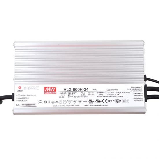 Mean Well Voltage Constant Current LED Driver HLG-600H series