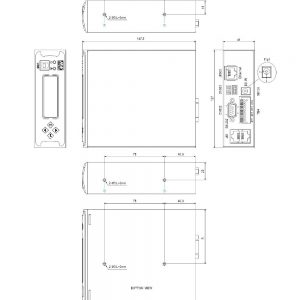 Mean Well 1U Rack Mountable Control and Monitor Unit RKP-CMU1