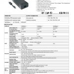 Mean Well 220W Single Output Battery Charger GC220 series