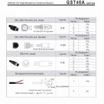 Mean Well 40W AC-DC High Reliability Industrial Adaptor GST40A series