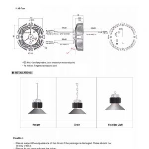 Mean Well Constant Voltage Constant Current LED Driver HBG-240 series