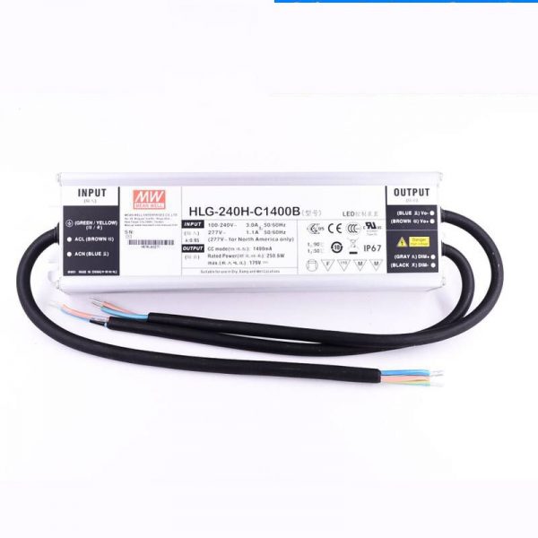 Mean Well Constant Current Mode LED Driver HLG-240H-C series
