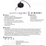 Mean Well Constant Current Mode LED Driver HBG-100 series