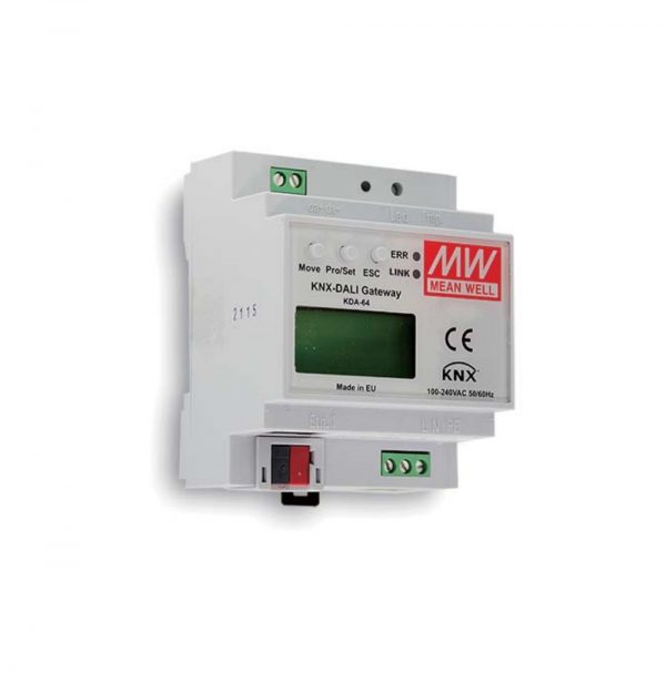 Mean Well KNX to DALI Gateway KDA-64