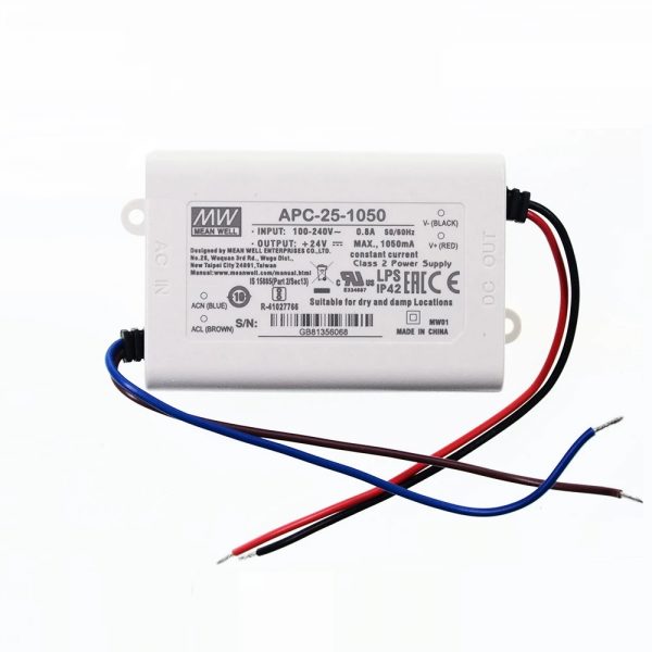 Mean Well Single Output Switching Power Supply APC-25 series