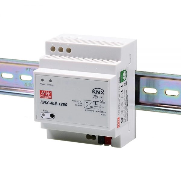 Mean Well 1280mA KNX Power Supply KNX-40E series