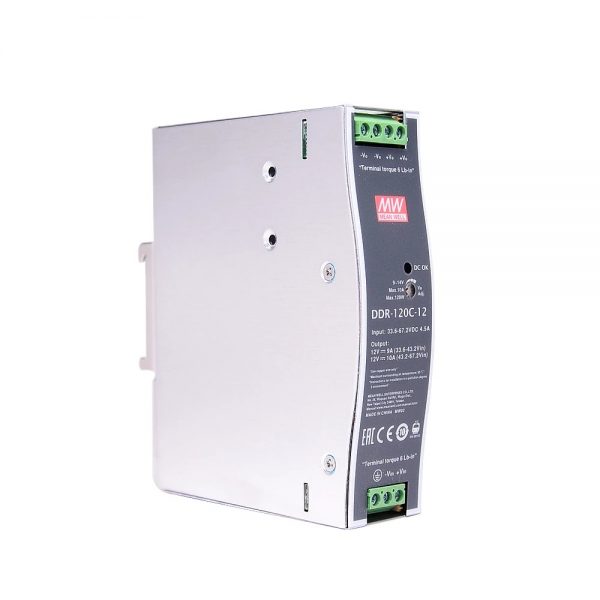 Mean Well 120W DIN Rail type DC-DC Converter DDR-120 series