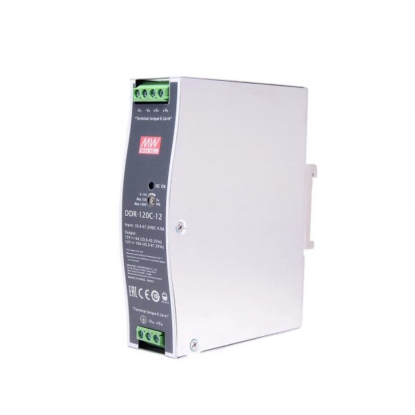 Mean Well 120W DIN Rail type DC-DC Converter DDR-120 series