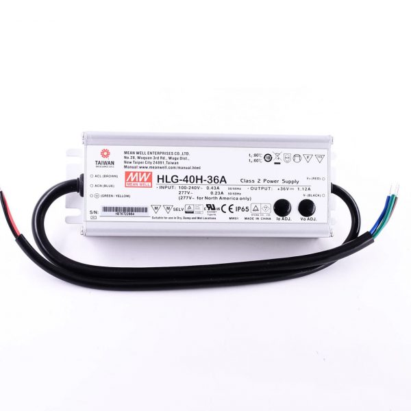 Mean Well Constant Voltage Constant Current LED Driver HLG-40H series
