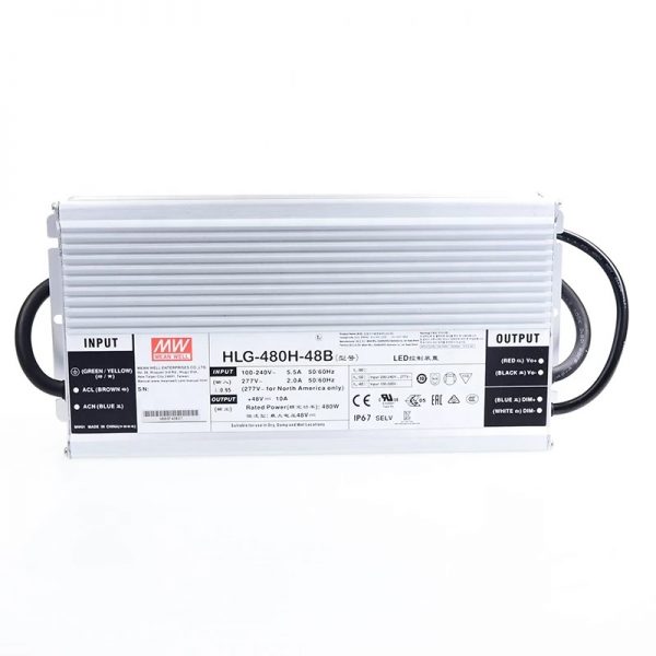 Mean Well Constant Current Mode LED Driver HLG-480H-C series