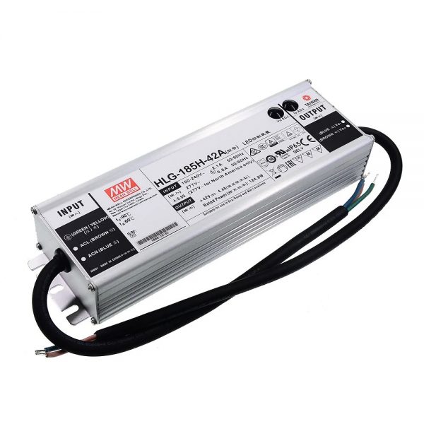 Mean Well Voltage Constant Current LED Driver HLG-185H series