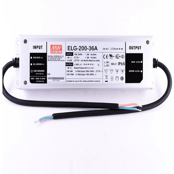 Mean Well Constant Current Mode LED Driver ELG-200-C series