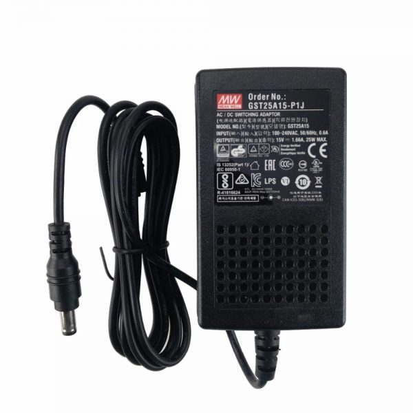 Mean Well 25W AC-DC High Reliability Industrial Adaptor GST25A series