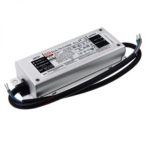 Mean Well Constant Voltage Constant Current LED Driver ELG-75 series