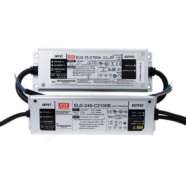 Mean Well Constant Voltage Constant Current LED Driver ELG-75 series